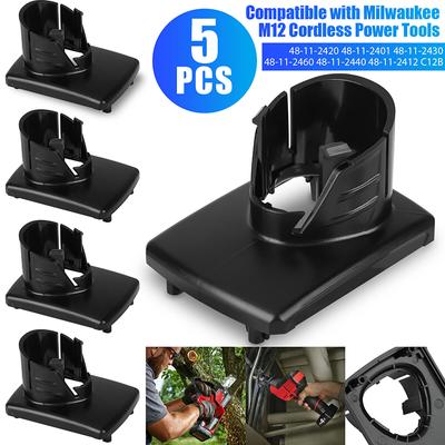 5Pcs Battery Plastic Case Top Shell Cover For Milwaukee M12 Cordless Power Tools