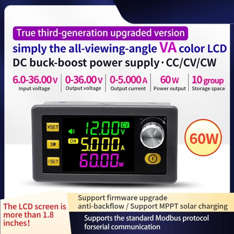 Direct Current Bucking Converters Step Down Module Power Supply Output 0-36V 5A Adjust Power Supply Module