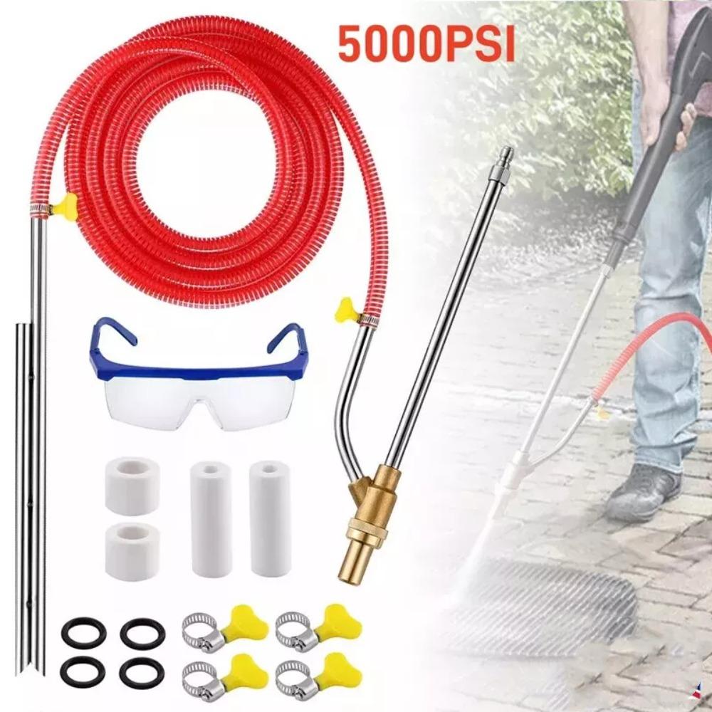 Quick Disconnect Pressure Washer Sandblasting Kit Wet Sand Blasters Kit  Removing Rust Graffiti