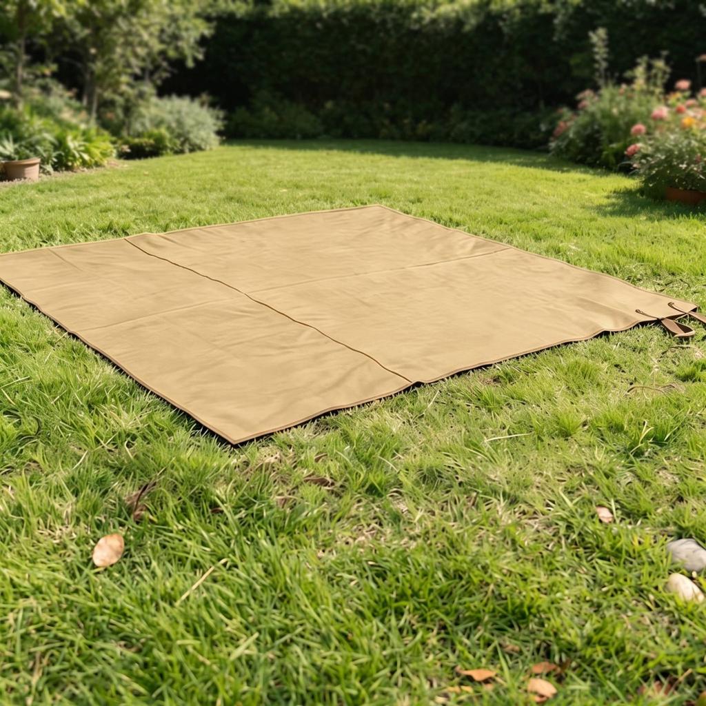 Portable Outdoor Waterproof Pad 600D Oxford PVC Park Picnic Blanket Foldable
