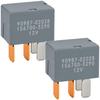 90987-02028 A/C Clutch Relay 12V 30A 4-Pin SPST-NO (2-Pack)