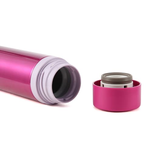 ZOJIRUSHI Neuer Schnellverschluss & Einfacher Verschluss Edelstahlbecher (550ml) Raspberry SM-XS55-VK