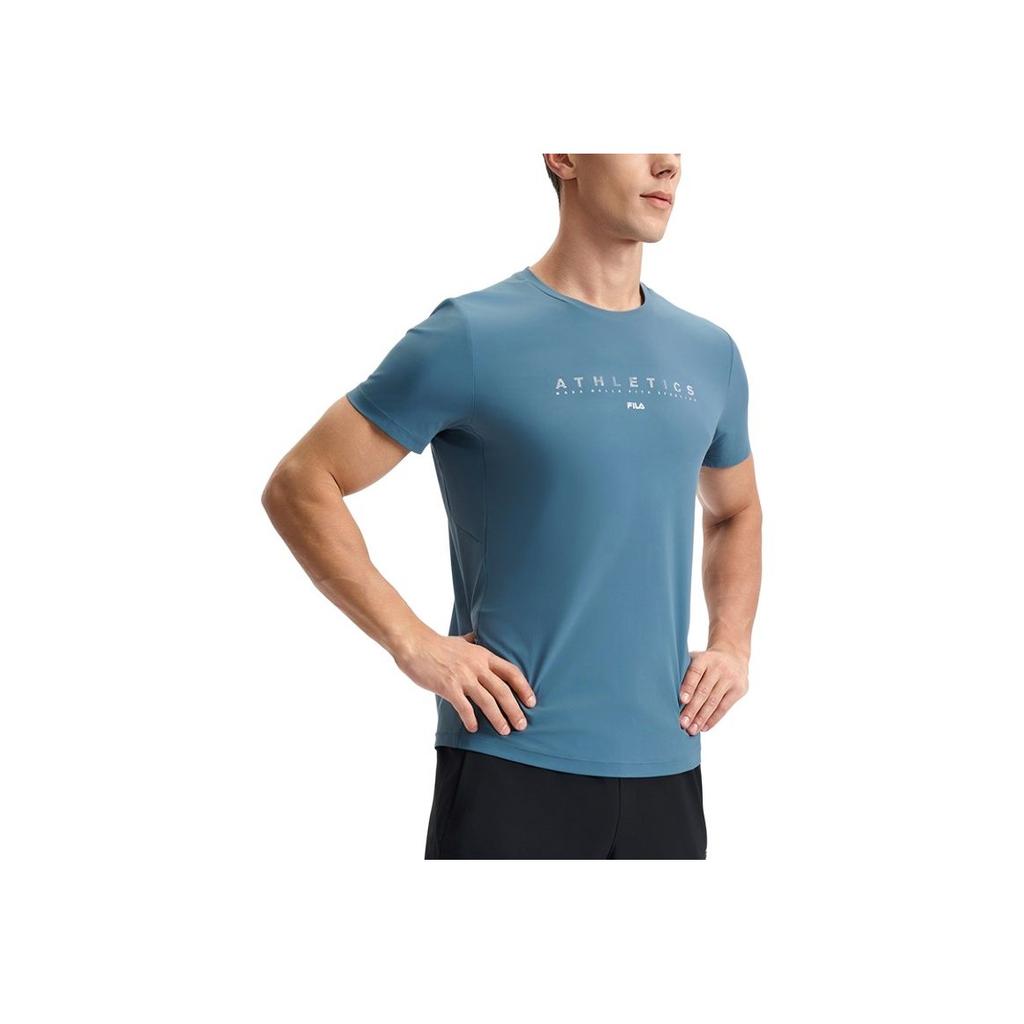 New FILA AthleticsFitness Collection T Shirt Men's Blue Duck Edge DB A11M521114F-DB