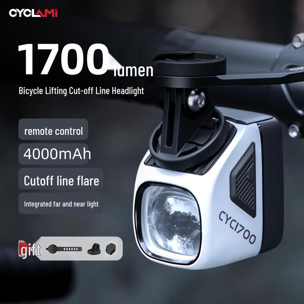 Lumière de vélo CYCLAMI CYC1700 Lumens avec support et conception à libération rapide