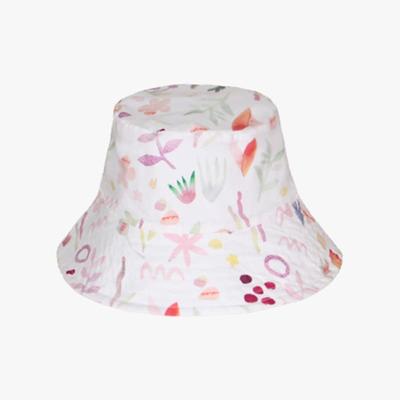 J-all WATER FLOWER REVERSIBLE BUCKET HAT