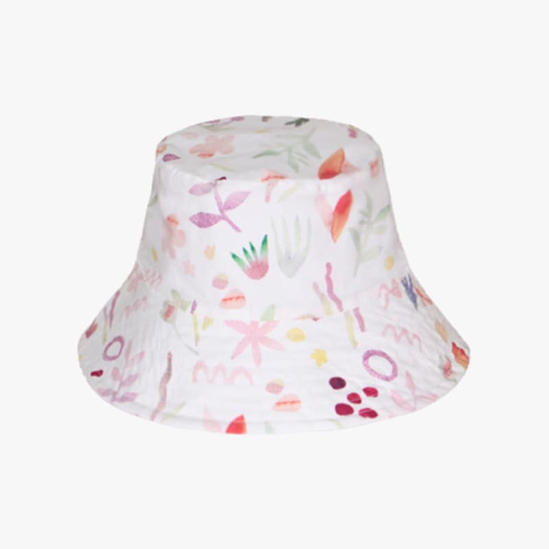 

Двусторонняя панама J-all WATER FLOWER WATER FLOWER & WHITE