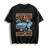 Authentic Aussie Steel 1965 Classic Car Legendary Garage Tee Pure Cotton T-shirt