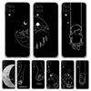 Phone Case for Samsung A13 A15 A25 A35 A51 A55 A71 A21S A11 A12 A31 A41 A23 A53 A73 5G A03S A05s Couple Cartoon Aesth Sun Moon