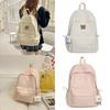 Girl Backpack For School With Breathable Nylon Material And Stylish Splicing Design