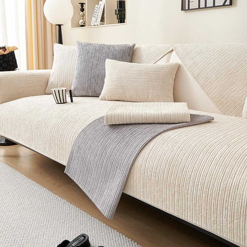 Yunshui Chenille Waterproof To Prevent Leakage of Urine Sofa Cushion Anti-Scratching Four Seasons Universal Non-Slip Living Room Straight Row