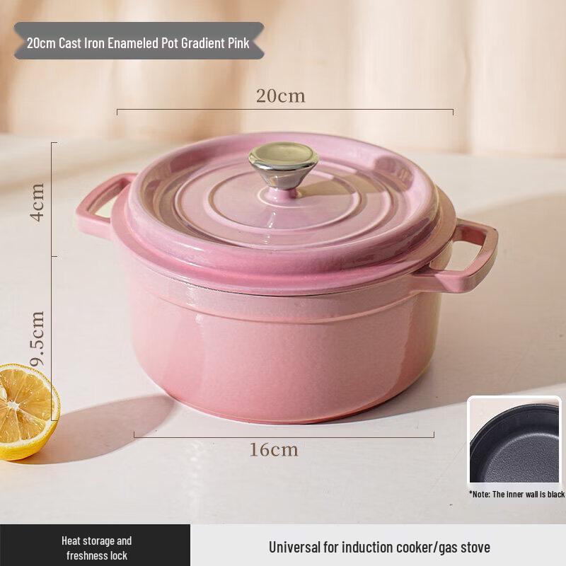 Qiwei Enamel Ceramic Stew Pot