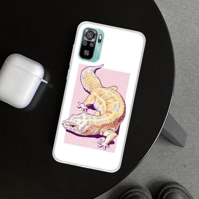 Lizards Geckos Phone Case Cover for Xiaomi Redmi Note 15 14 13 12 11 Pro Plus 14S 12S 11S 11T 11E 10S 10 Customized Fundas Redmi