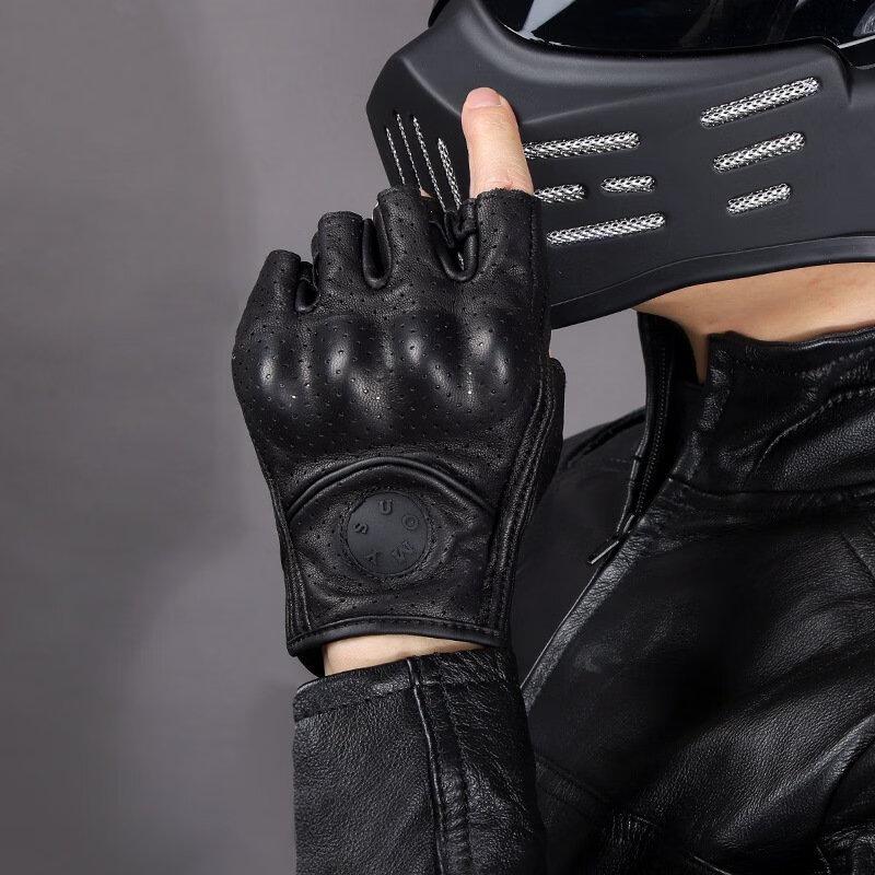 Lishi Summer Retro Motorcycle Riding Gloves