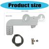 Thin Without Electric Bidet Attachment with Cleaning Double Nozzle and Side Arm Control for Personalize Hygienes