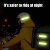Helmet Reflective Stickers 10Pcs High Visibility Self Adhesive for Motorcycle Cycling Daily Riding Use