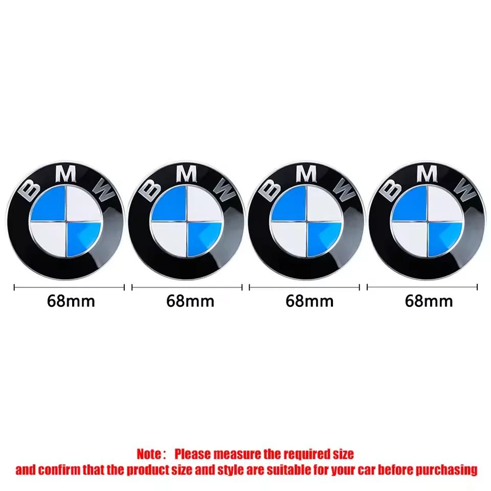 4Pcs 56mm 68mm Wheel Center Caps Emblem Badge For BMW 50th Anniversary X3 X5 X6 E39 E46 E90 E60 E87 E53 F10 F20 F30 M3 M5 M6 Z4 ZDFVU1