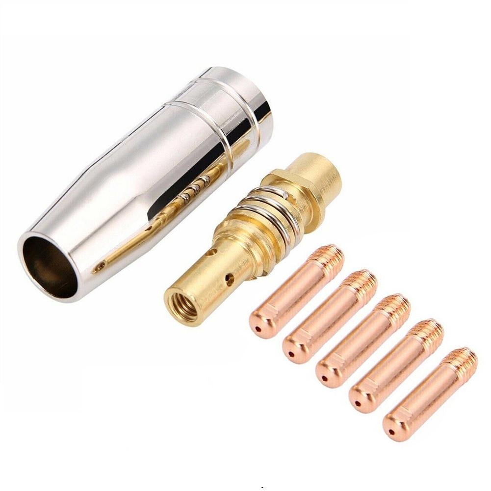 

0,6-1,2 мм MIG сварочное сопло защитное сопло 7 шт аксессуары 1.0mm