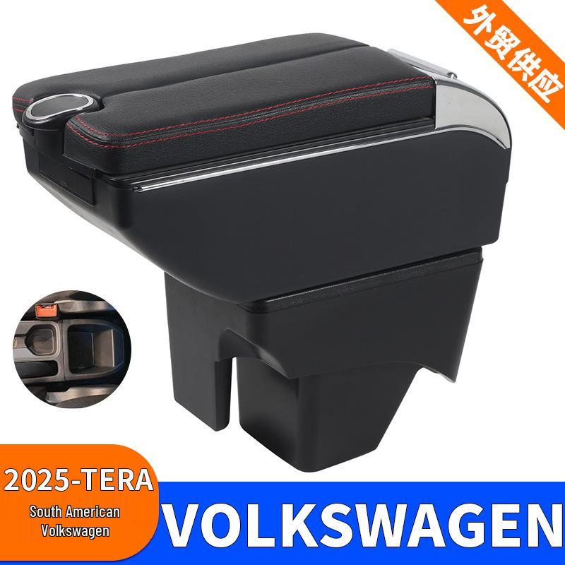 Úložný prostor na konzoli Volkswagen TERA 2025 pro Jižní Ameriku: Bez vrtání, využívá originální prostor vozu.