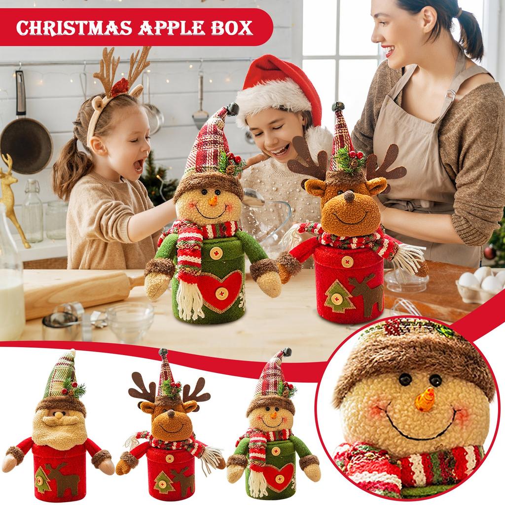 Christmas Box Gift Box Christmas Eve Candy Packaging Snowman Elderly Kindergarten Children Small Gifts