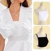 Fake Collar Accessory Breathable Prevent Exposure Cover Up Prevent Light Leakage Overlay Wrapped Chest Overlay Lady
