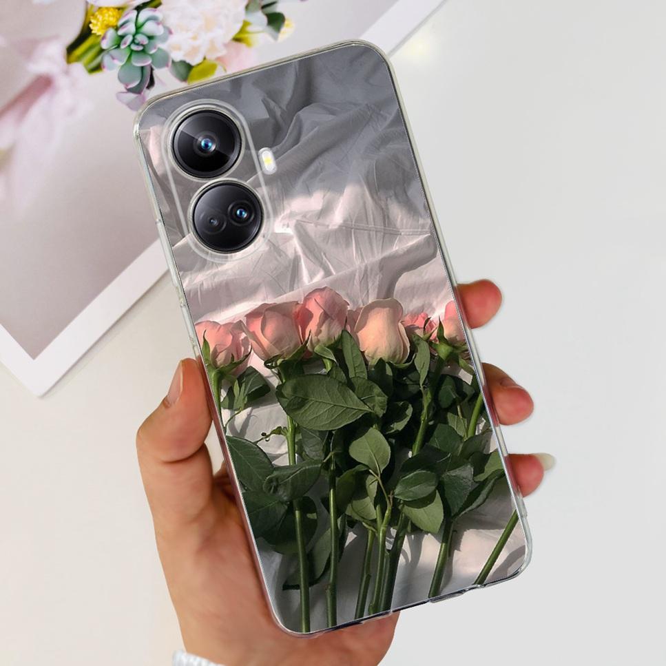 For Realme 10 Pro+ 6.7" RMX3687 Case Cute Cartoon Astronaut Cat Soft Silicon TPU Cover For Realme 10 Pro Plus Bumper Phone Case