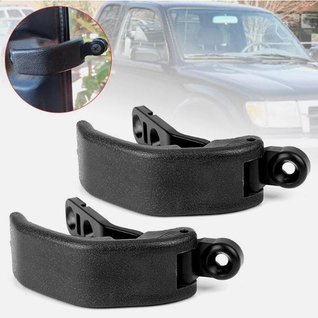 

Compatible Rear Window Glass Clip for Toyota Tacoma, Hilux, 4Runner (1995-2000), Part Number 62910-35010-E0. One Pair