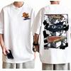 One Piece Ace Sabo Luffy T-Shirt Oversized Anime Grafikdruck Rundhals Reine Baumwolle Streetwear Mode Oberteile Für Männer Frauen