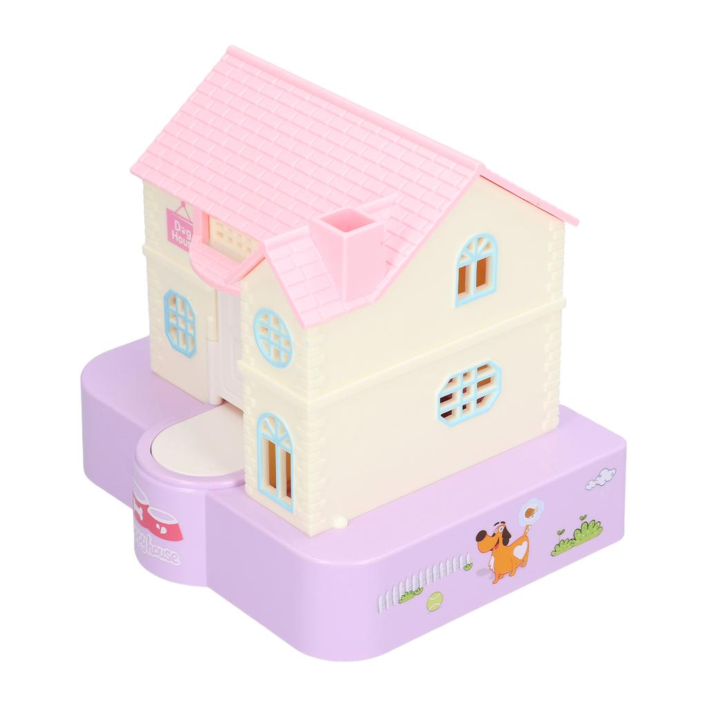 Doghouse Money Saving Box Automatic Coin Swallowing with Light Music Effects Toy Gift for