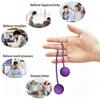 4-Piece Finger Exercise & Stress Relief Bead Toy Set with Storage Bag