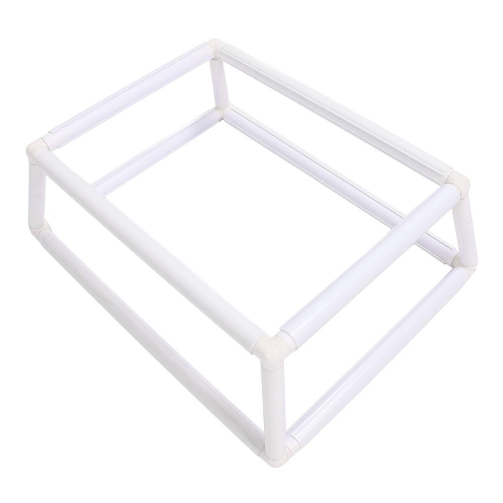 Embroidery Frame Holder Double Layer Clip On   Stitch Hoop Plastic Handheld Frame Rack for Needlework