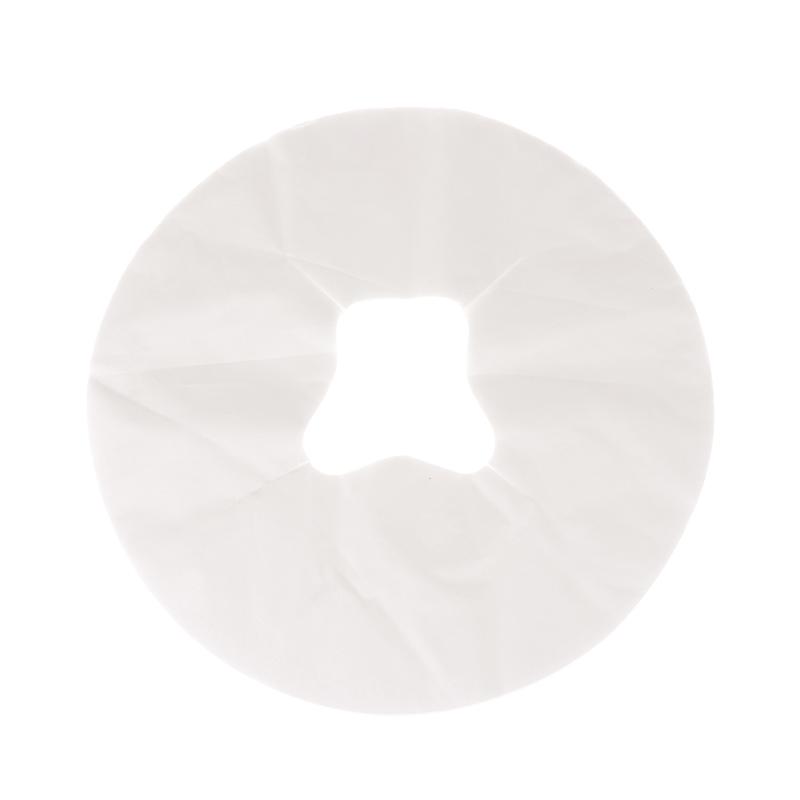 100Pcs Spa Salon Disposable Massage Face Rest Cushion Covers Cradle Sheets Headrest Pillow Paper Massage Face Cradle Table Cover