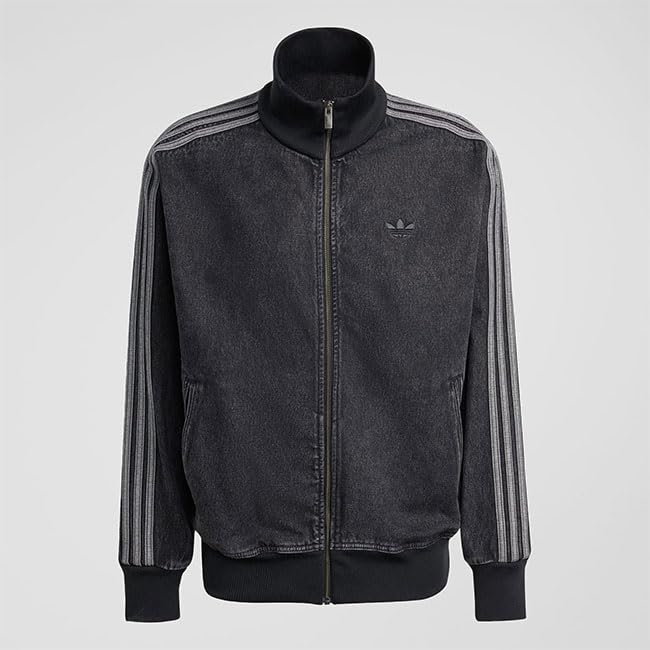 adidas Originals Firebird Trainingsjacke Schwarze Jeansjacke KD1516 Jeans Herren [M-Schwarz (KD1516)]