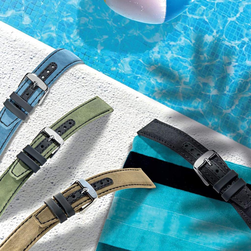 MORELLATO BOATING Fabric Watch Includes Replacement Tool X4911C19019018 Strap, 18mm, Black, Waterproof, [Officially Imported]