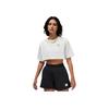 Sport Logo Patch Short-Sleeve Crop Top Women Tops Sail DZ3212-133