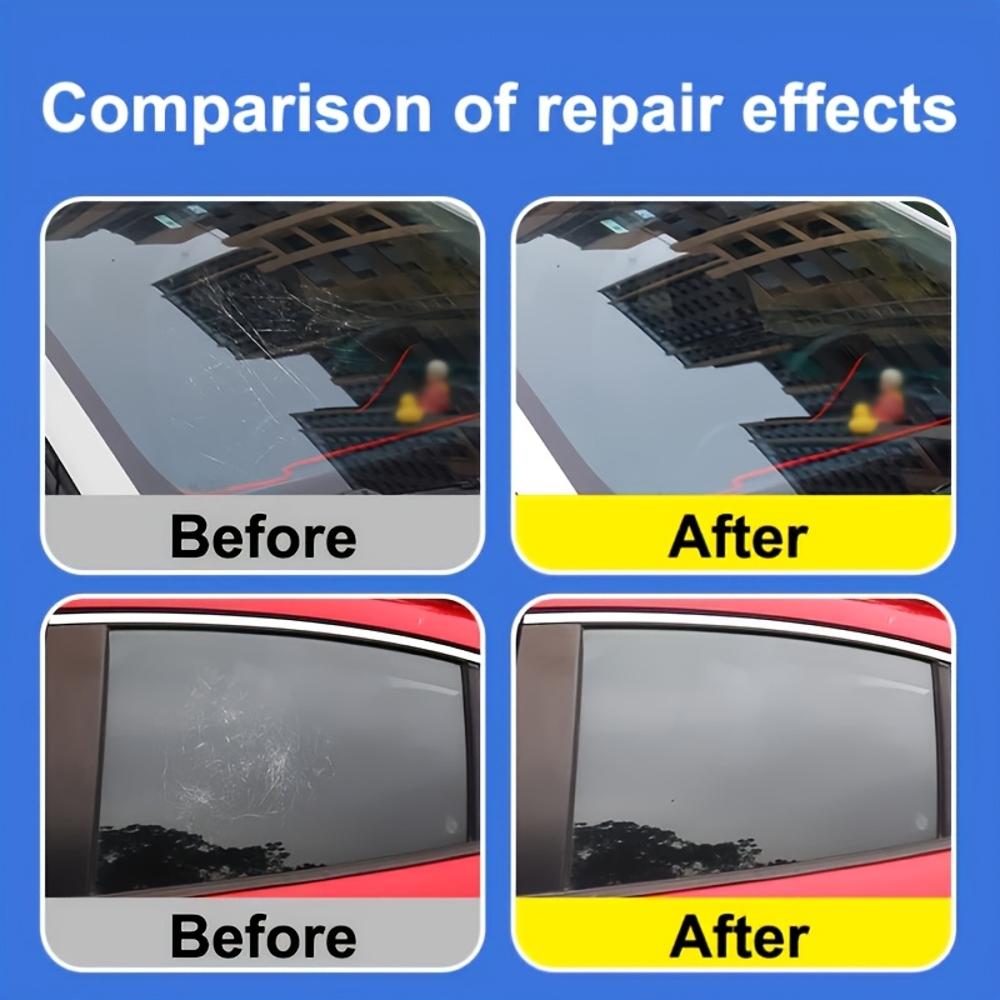 Glass Scratch Repair Wax - Glass Renewal Paste, Apply To Restore the Glass To Its Original State. It Is Suitable for Car Glass,