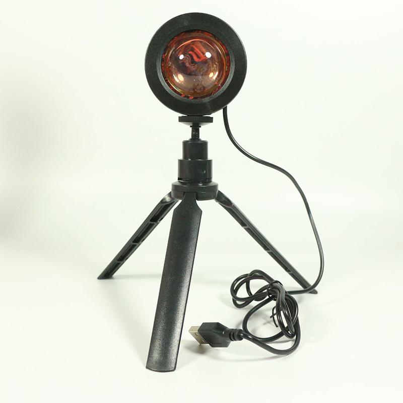 LED USB Sonnenuntergang Projektorlampe Heimdekoration Tragbares Nachtlicht Stimmungs-Neonlicht