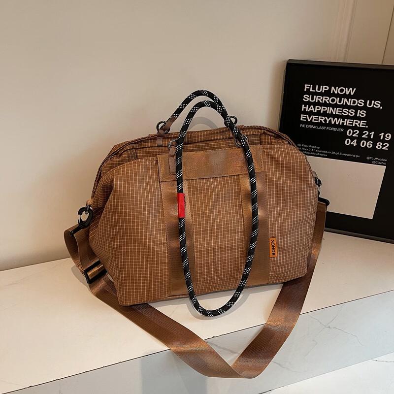 

Color-Block Lightweight Travel Commuter Shoulder Bag