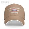 Baseballcap Thailand EST.1949 Krung Thep Maha Nakhon Capital Unisex WoUnisex Unisex Hip Hop Sandwich Caps Snapback Golf Hat Fiske
