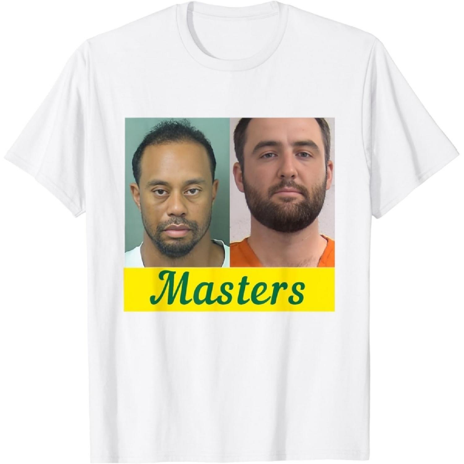 SHANGCHEN Master Mugshot Scottie Mug Shot with Tiger T-Shirt S белый