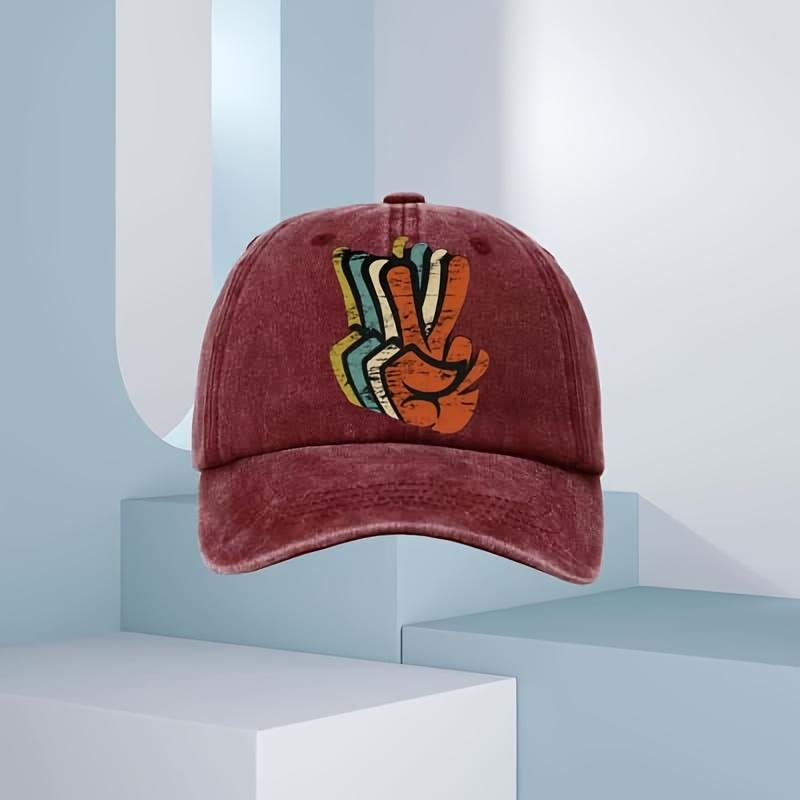 Cartoon pattern printed baseball cap suitable for sun protection and shading in all seasons