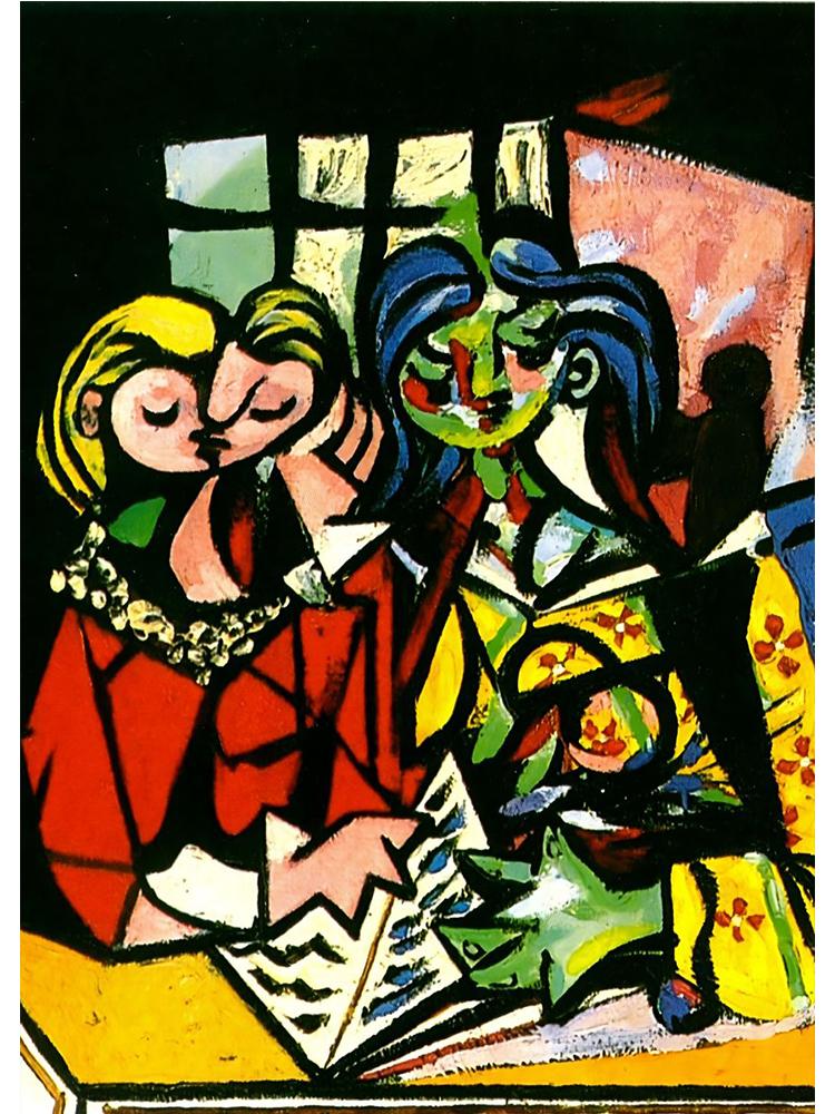 

Абстрактное искусство Пабло Пикассо, классическое произведение искусства, постер, холст, живопись, винтажное настенное искусство для современного музея, галереи, домашний декор, подарок 70x120cm No Fram