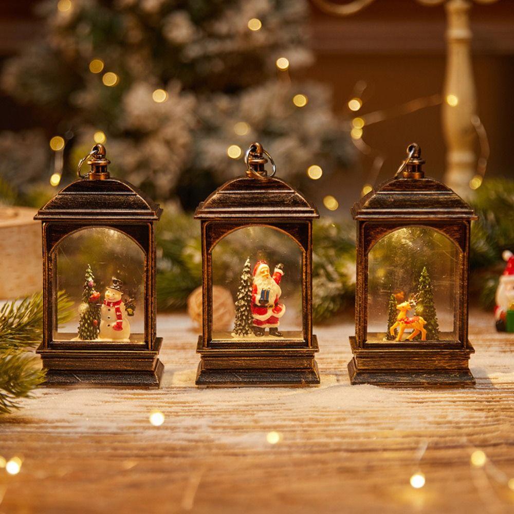 Lighting Christmas Wind Light Multicolor Christmas Decoration Creative Christmas Lantern  Gifts Toy