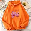 Harajuku Graphic Pullover Flower Design Hooded Sweatshirt Cute Hoody Spring Casual Hoodies Pullover Hooded Daily