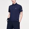 Fila Athletics Series Casual Sports Short Sleeve Polo Men Tops Royal-Blue A11M123152FNV