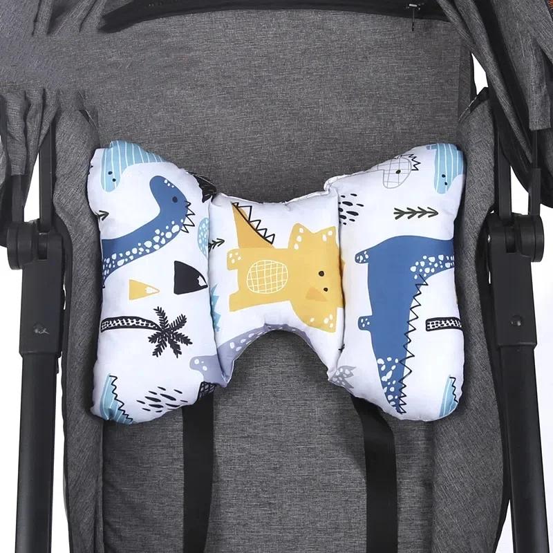 

Подушка-поддержка для коляски для младенца и малыша - Подушка для защиты головы/шеи с амортизацией Идеально подходит для корзины коляски чёрный