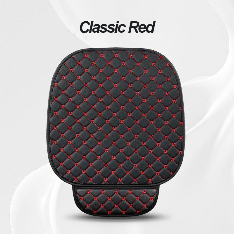 PU Leather Car Seat Cover Universal Seat Cushion Auto Chair Protective Cover Auto Protector Pad with Storage Pocket