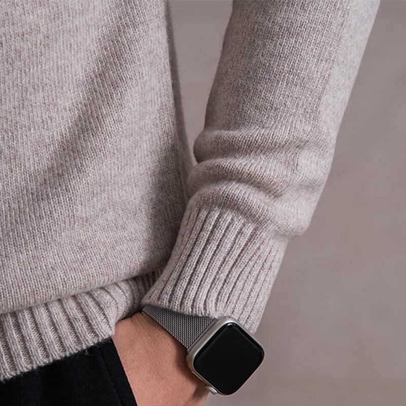 Men's 100% Pure Wool Thickened Turtleneck Sweater