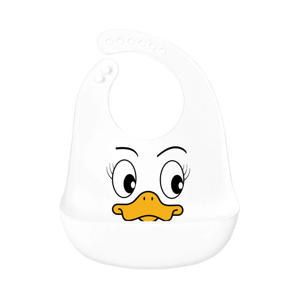 Silicone World 1PC Waterproof Bibs Baby Kids Stuff Cute Cartoon Printed Kids Bib Adjustable Soft Silicone Bib Baby Feeding Stuff