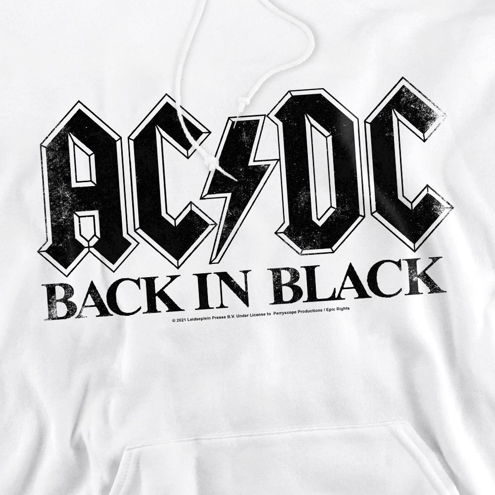 AC/DC Mens Back In Black Hoodie