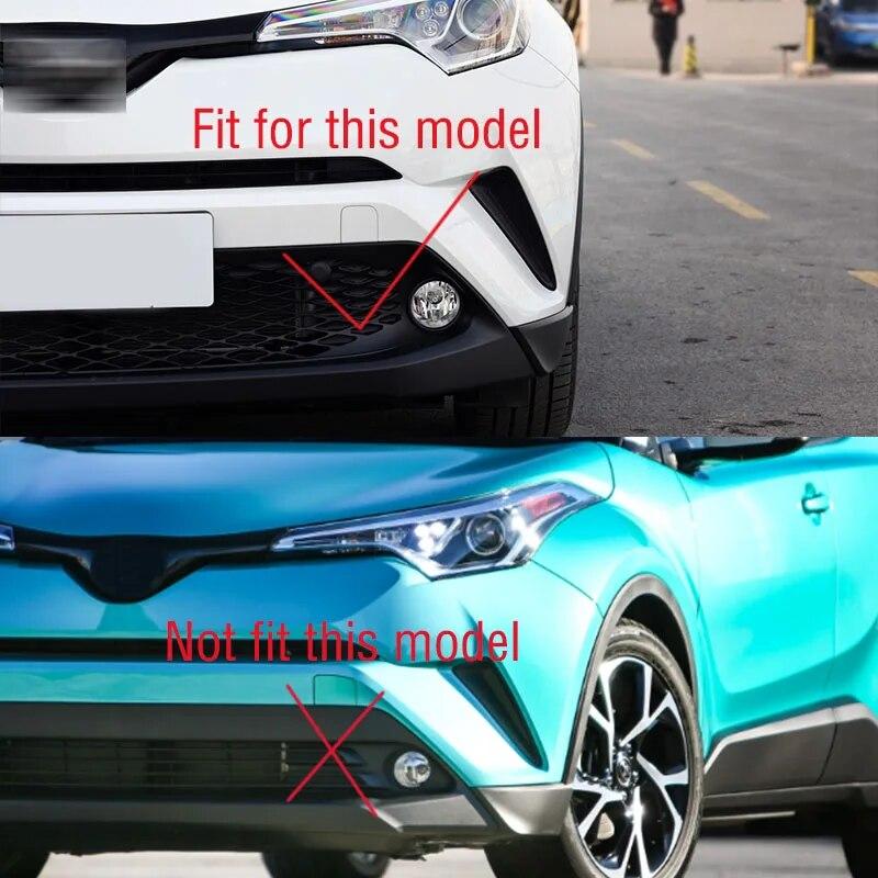 Pro Toyota C-HR CHR 2016 2017 2018 Auto Přední Zadní nárazník Kryt tažného háku Víko tažného oka přívěsu